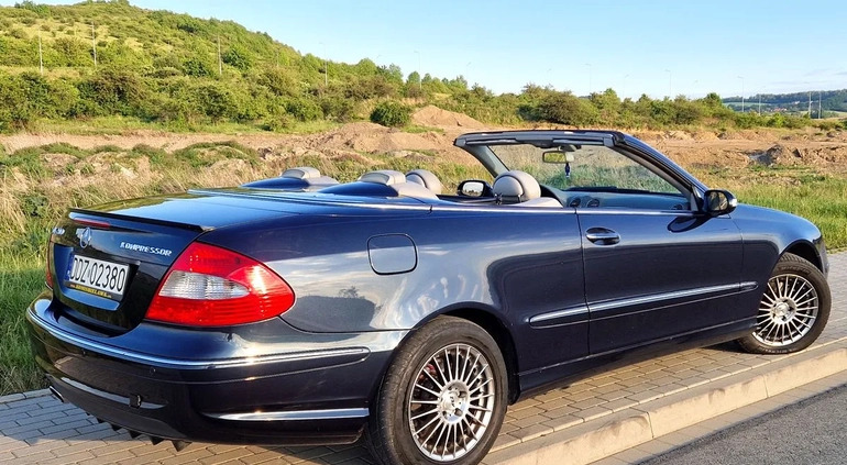 Mercedes-Benz CLK cena 33400 przebieg: 144000, rok produkcji 2005 z Bielawa małe 277